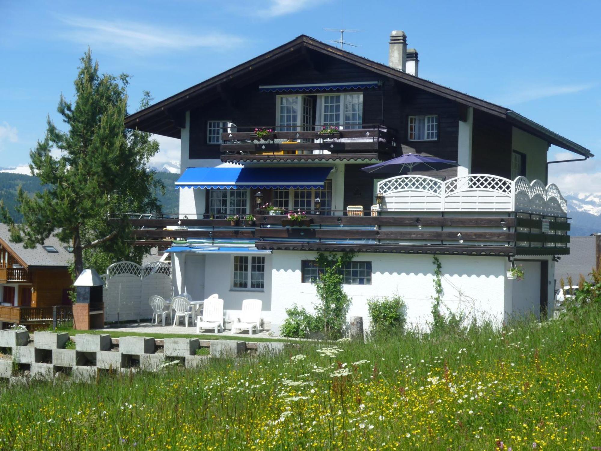Ferienwohnung Edelweiss Grächen Exterior foto