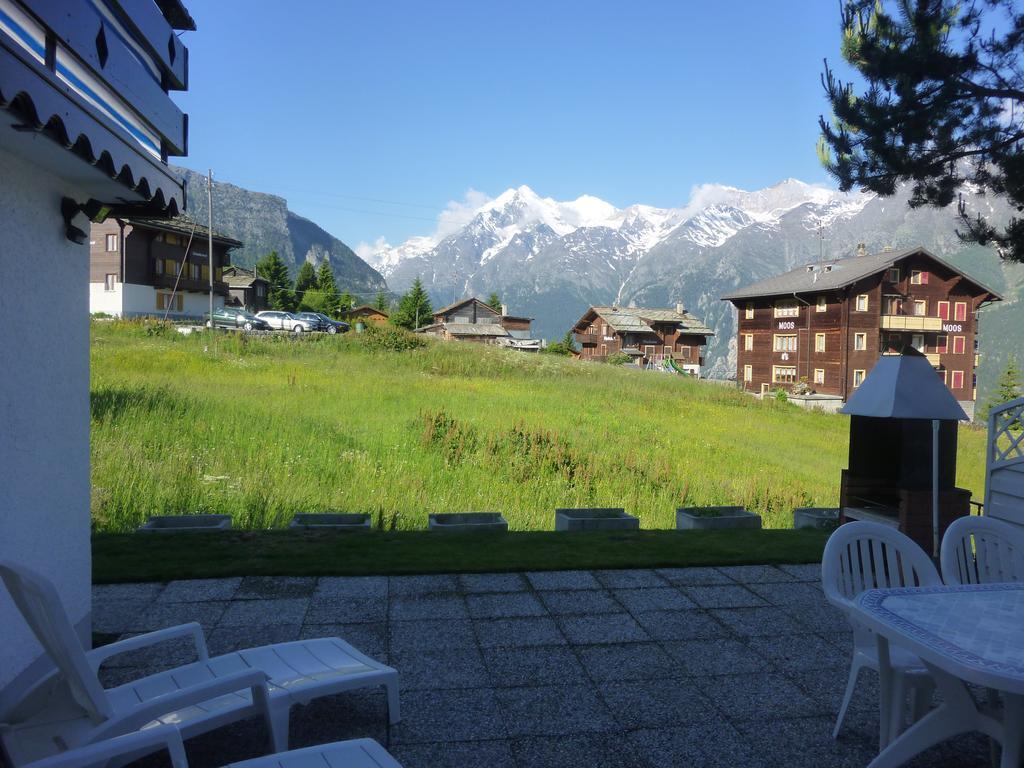 Ferienwohnung Edelweiss Grächen Exterior foto
